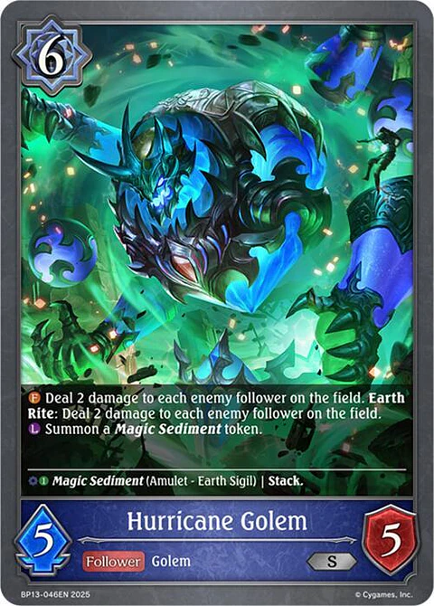 Hurricane Golem - BP13-046EN - Silver