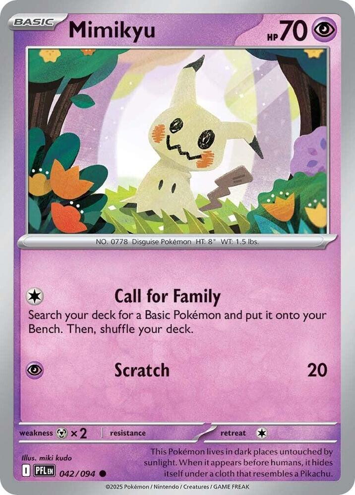 Mimikyu - 042/094 - PFL 1
