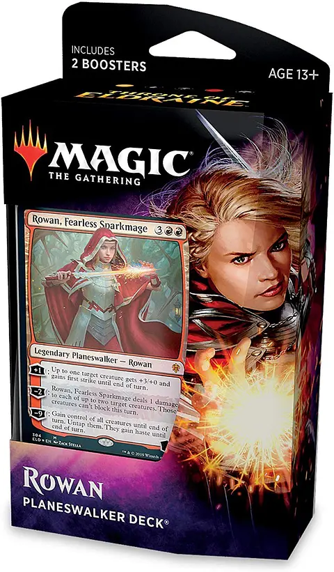Rowan planeswalker deck Throne of Eldraine