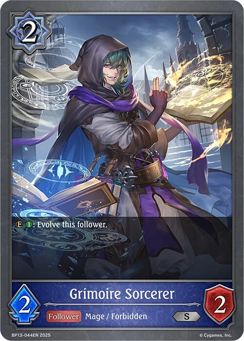 Grimoire Sorcerer - BP13-044EN - Silver