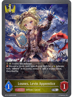 Lounes, Levin Apprentice - BP13-026EN - Silver 