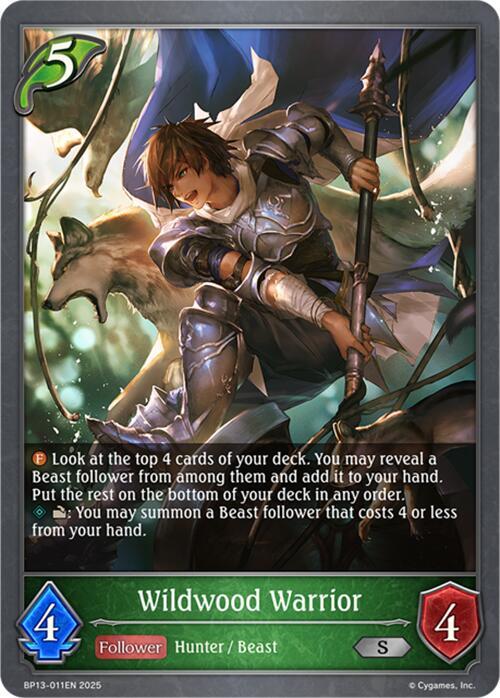 Wildwood Warrior - BP13-011EN - Silver 1