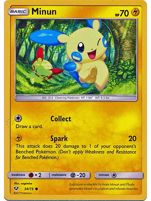 Minun - 34/73 - Common