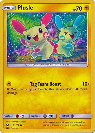 Plusle - 33/73 - Common 1