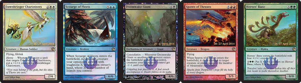 prerelase Kit Journey into nyx  y fate reforged (sobre sellado solo Cartas) 1