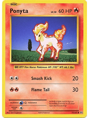 Ponyta - 19/108 - Common