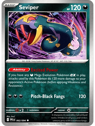 Seviper - 062/094 - PFL