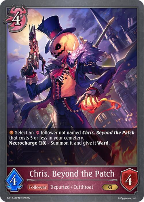 Chris, Beyond the Patch - BP13-077EN - Gold 1