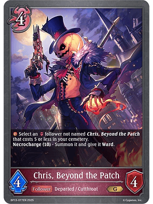 Chris, Beyond the Patch - BP13-077EN - Gold