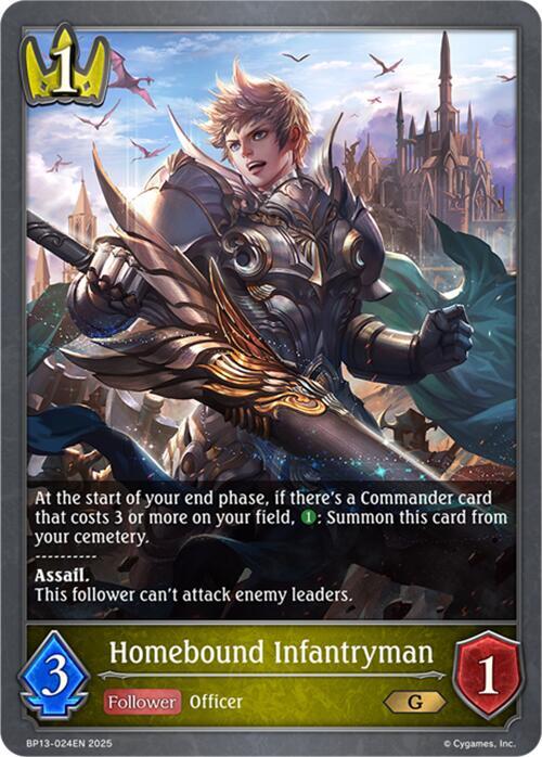 Homebound Infantryman - BP13-024EN - Gold 1