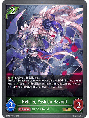 Nelcha, Fashion Hazard - BP13-005EN - Gold 