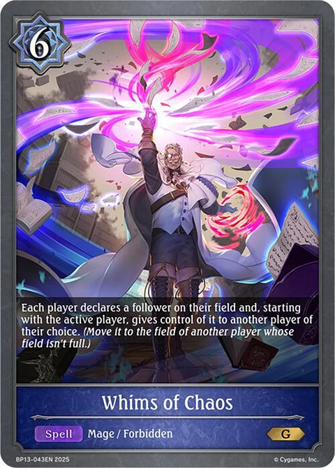 Whims of Chaos - BP13-043EN - Gold