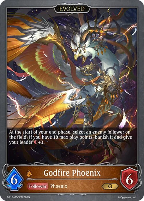 Godfire Phoenix (Evolved) - BP13-058EN - Gold
