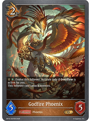 Godfire Phoenix - BP13-057EN - Gold