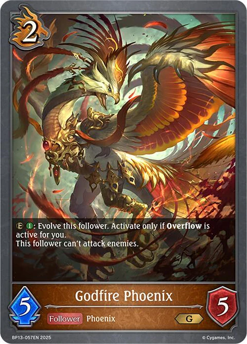Godfire Phoenix - BP13-057EN - Gold