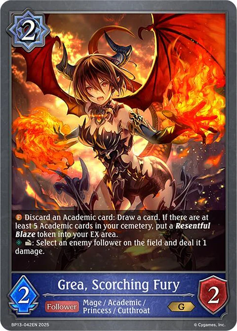 Grea, Scorching Fury - BP13-042EN - Gold