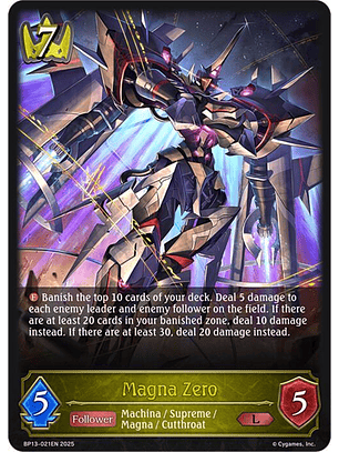 Magna Zero - BP13-021EN - Legendary 