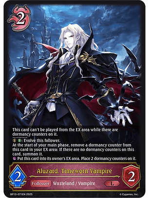 Aluzard, Timeworn Vampire - BP13-071EN - Legendary 