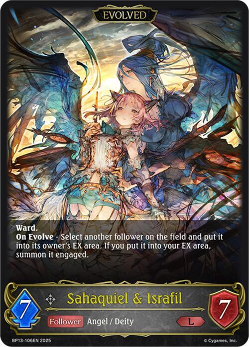 Sahaquiel & Israfil (Evolved) - BP13-106EN - Legendary 1