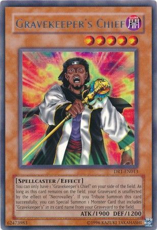 Gravekeeper's Chief - DR1-EN013 - Rare 1