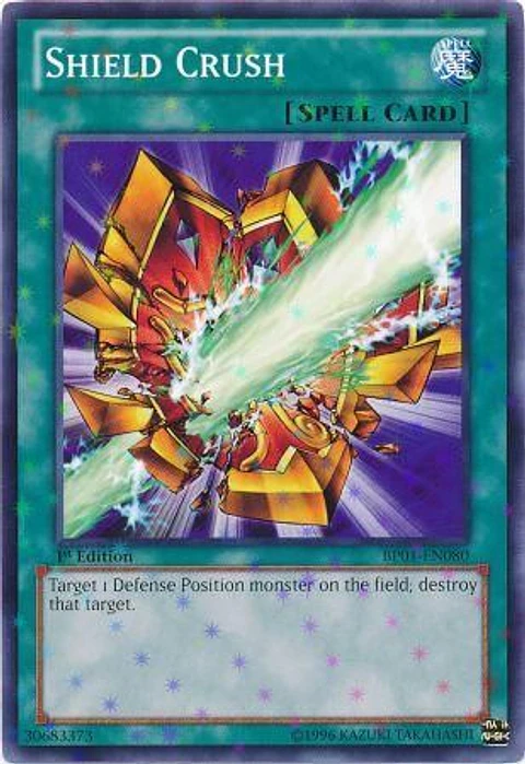Shield Crush - BP01-EN080 - Starfoil Rare 