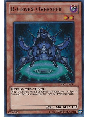 R-Genex Overseer - HA03-EN015 - Super Rare 
