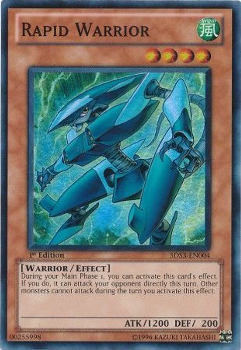 Rapid Warrior - 5DS3-EN004 - Super Rare