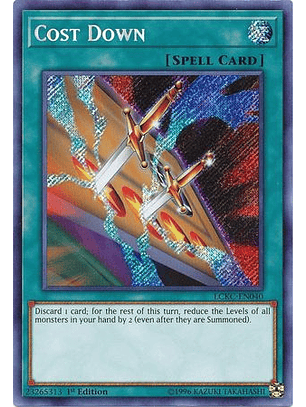 Cost Down - LCKC-EN040 - Secret Rare 