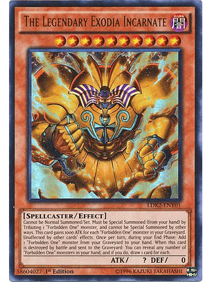 The Legendary Exodia Incarnate - LDK2-ENY01 - Ultra Rare