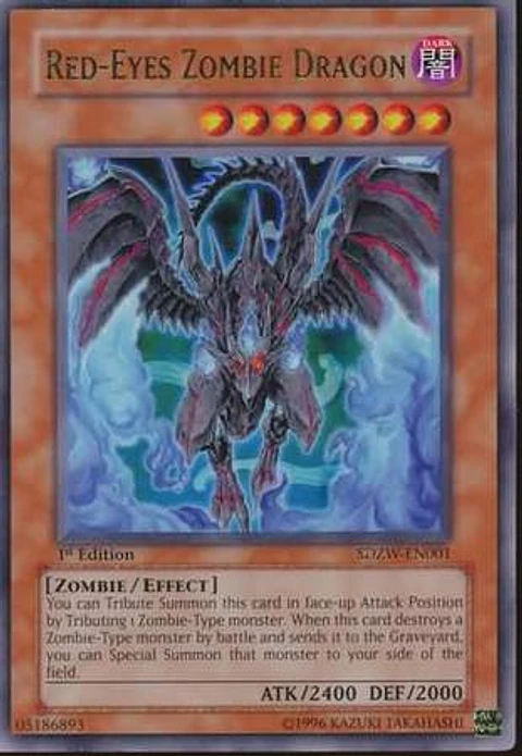 Red-Eyes Zombie Dragon - SDZW-EN001 - Ultra Rare