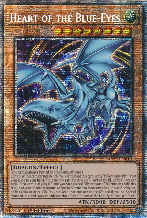 Heart of the Blue-Eyes - MP25-EN013 - Starlight Rare