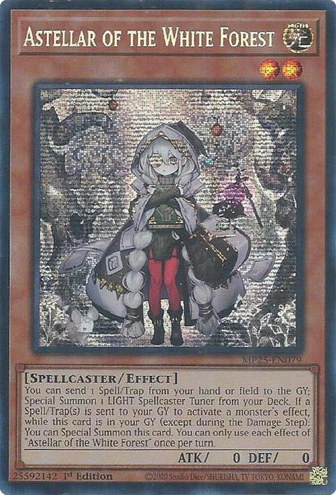 Astellar of the White Forest - MP25-EN079 - Prismatic Secret Rare