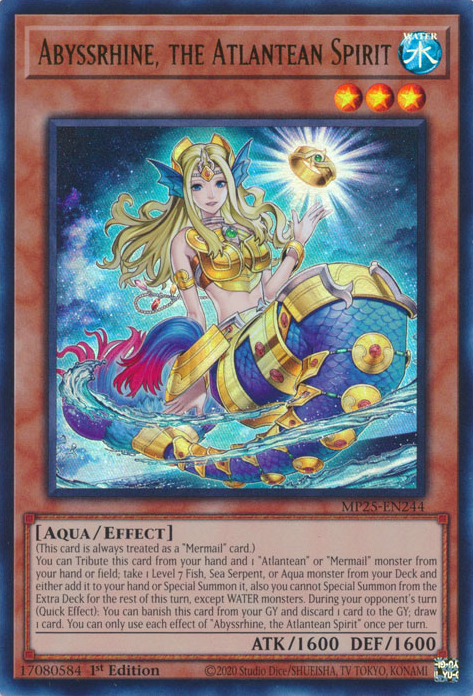 Abyssrhine, the Atlantean Spirit - MP25-EN244 - Ultra Rare  1