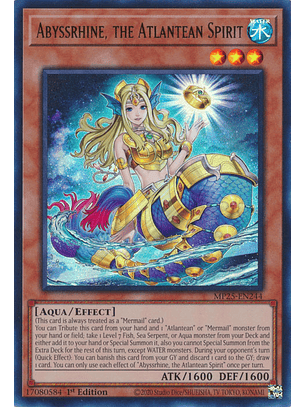 Abyssrhine, the Atlantean Spirit - MP25-EN244 - Ultra Rare 