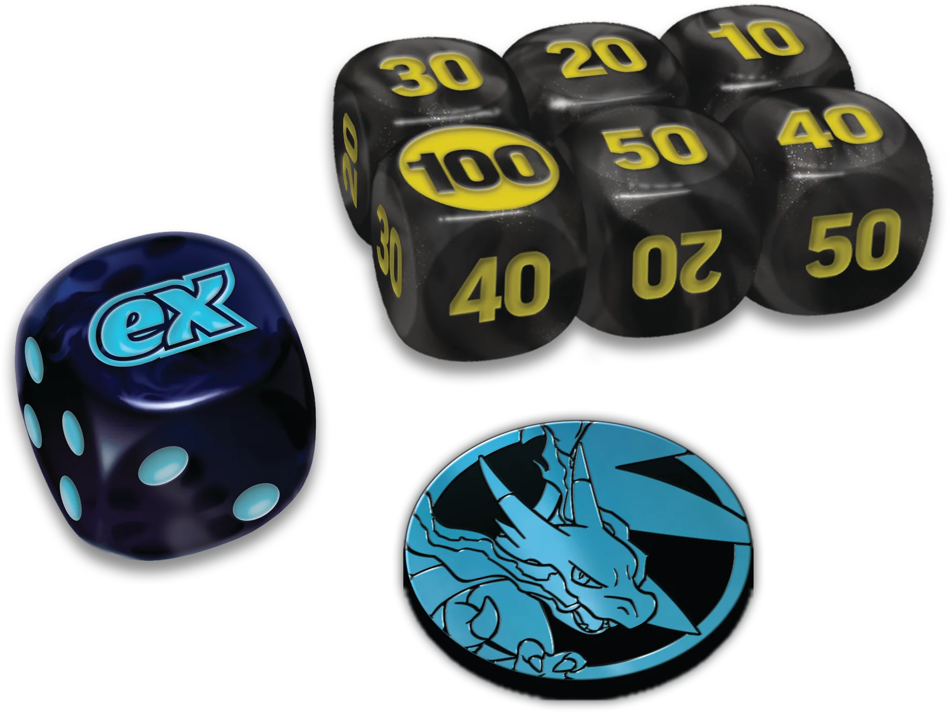 Set de Dados y Tokens de Phantasmal Flames 1