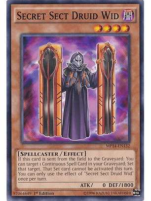 Secret Sect Druid Wid - MP14-EN132 - Common 