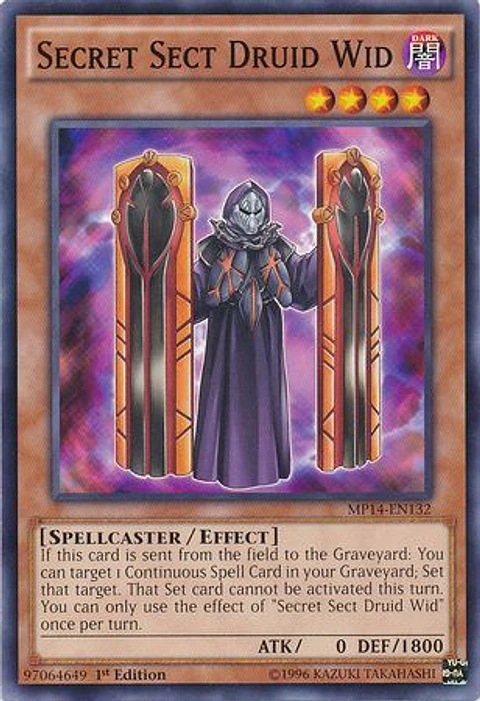 Secret Sect Druid Wid - MP14-EN132 - Common 