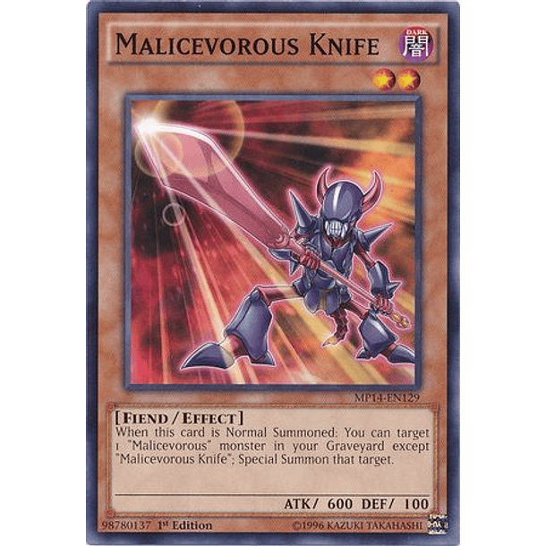 Malicevorous Knife - MP14-EN129 - Common