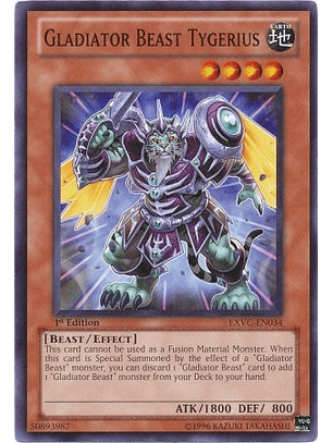 Gladiator Beast Tygerius - EXVC-EN034 - Common