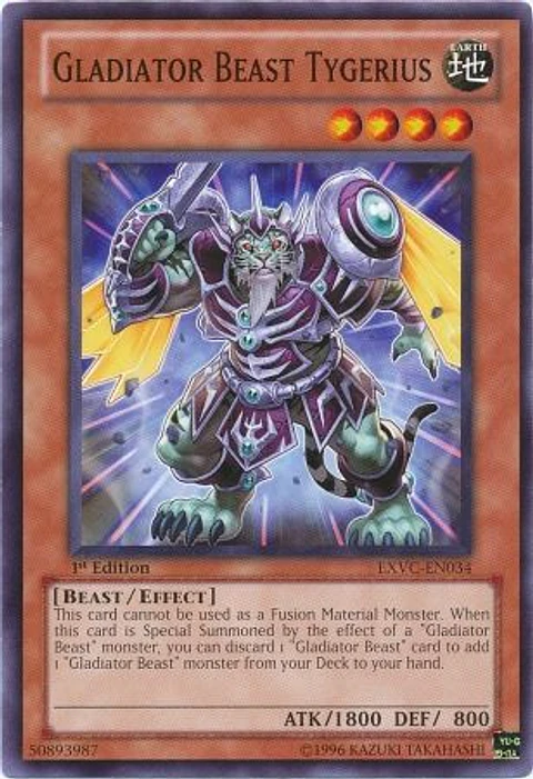 Gladiator Beast Tygerius - EXVC-EN034 - Common
