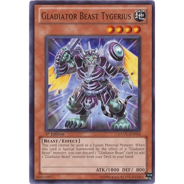 Gladiator Beast Tygerius - EXVC-EN034 - Common