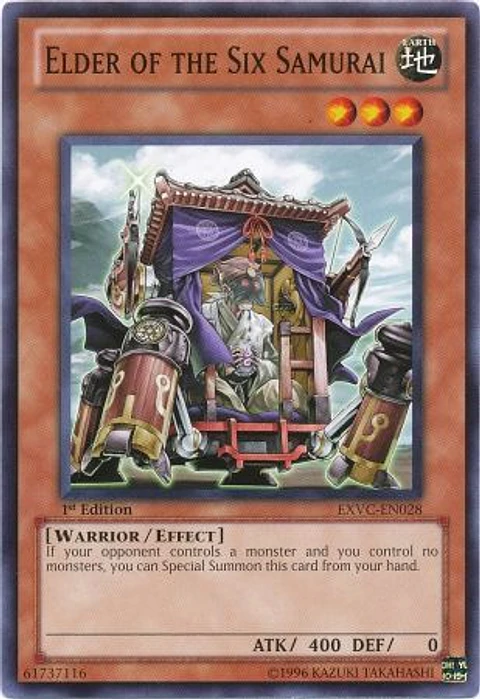 Elder of the Six Samurai - EXVC-EN028 - Common