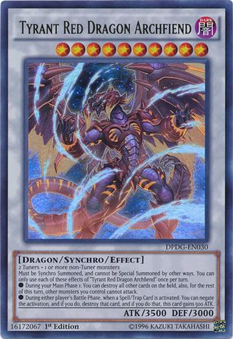Tyrant Red Dragon Archfiend - DPDG-EN030 - Ultra Rare