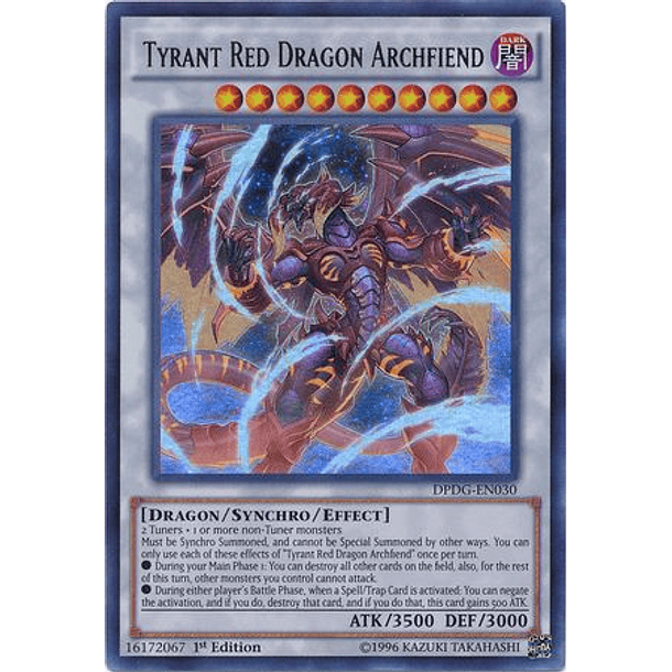 Tyrant Red Dragon Archfiend - DPDG-EN030 - Ultra Rare