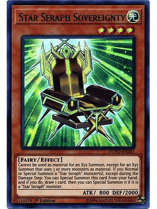 Star Seraph Sovereignty - DUPO-EN061 - Ultra Rare