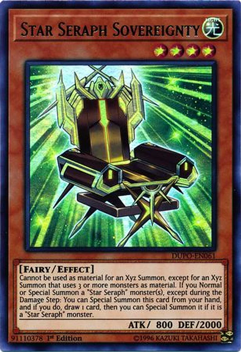 Star Seraph Sovereignty - DUPO-EN061 - Ultra Rare