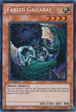 Fabled Gallabas - HA02-EN033 - Secret Rare 1