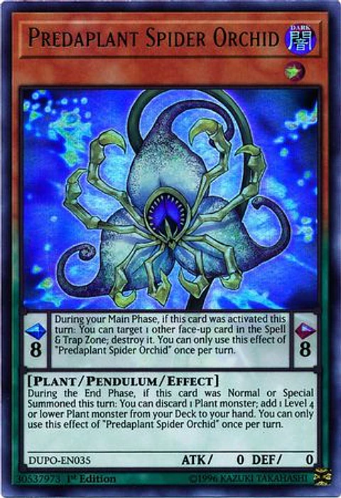 Predaplant Spider Orchid - DUPO-EN035 - Ultra Rare