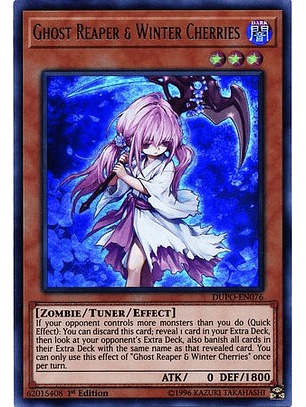 Ghost Reaper & Winter Cherries - DUPO-EN076 - Ultra Rare