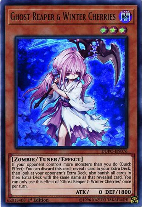 Ghost Reaper & Winter Cherries - DUPO-EN076 - Ultra Rare